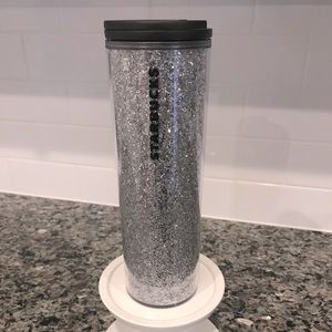 Starbucks Silver Glitter Tumbler 16oz